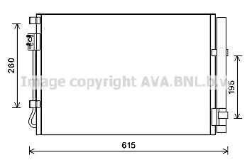 AVA QUALITY COOLING Kondensaator,kliimaseade HY5269D